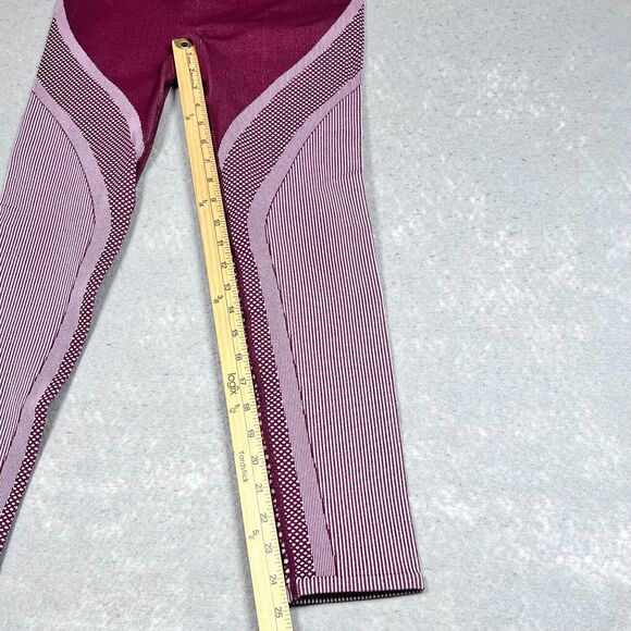 Fabletics Leggings Womens Medium Cherry Petal Pink High-Waisted Seamless Turbo - Picture 6 of 11
